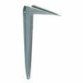 Hampton Gray Steel Shelf Support 18 Ga. 12 in. L 100 lb 01-7520-342